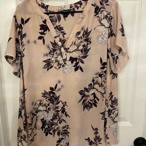 Floral V-Neck Blouse